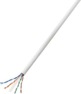Hálózati kábel, CAT6 U/UTP CCA 50 m, Tru Components