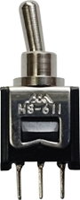 Karos billenőkapcsoló 250 V/AC 0,15 A, 1 x be/be, Tru Components 611A bélyegkép