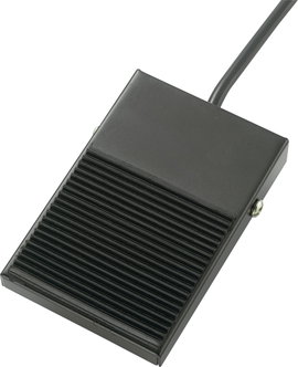 Lábkapcsoló, 24 V/AC 10 A 1 pedál, 1 váltó, FS-1 1 db