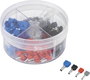 Iker érvéghüvely készlet 0.5 mm² 2.5 mm² Szürke, Piros, Fekete, Kék TRU COMPONENTS 739884 200 db bélyegkép