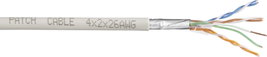 Hálózati kábel CAT 6 F/UTP 4 x 2 x 0.27 mm² Fehér TRU COMPONENTS 1565225 25 m