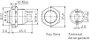Vandálbiztos nyomógomb 19 mm, 2A/48VDC, nikkel, Tru Components 701941 3. bélyegkép