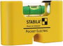 Mágneses zsebvízmérték, mini vízmérték 7 cm 1 mm/m, Stabila POCKET ELECTRIC 17775 bélyegkép