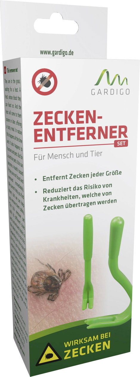 Kullancskiszedő csipesz készlet, zöld, Gardigo Tick Remover 8. kép