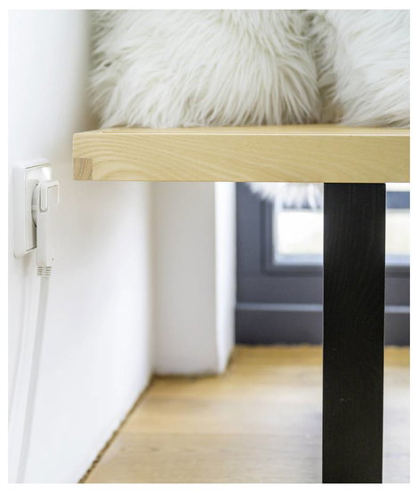 Lapos dugós hálózati hosszabbítókábel, 10 m, fehér, H05VV-F 3G 1,5 mm², Brennenstuhl 1168980210 6. kép