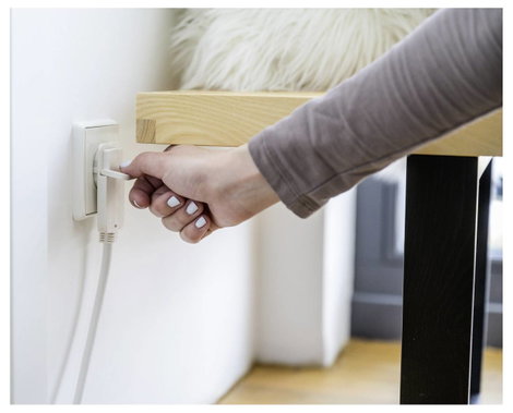 Lapos dugós hálózati hosszabbítókábel, 10 m, fehér, H05VV-F 3G 1,5 mm², Brennenstuhl 1168980210 7. kép