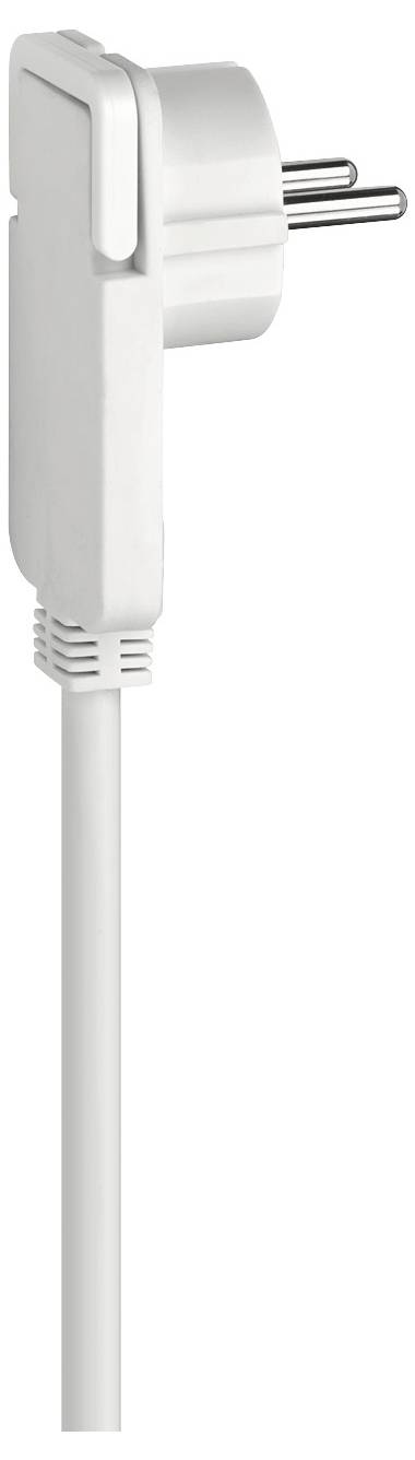 Lapos dugós hálózati hosszabbítókábel, 2 m, fehér, H05VV-F 3G 1,5 mm², Brennenstuhl 1168980220 4. kép