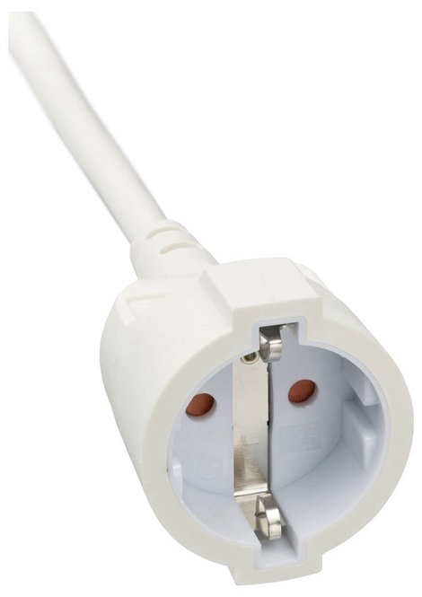 Lapos dugós hálózati hosszabbítókábel, 3 m, fehér, H05VV-F 3G 1,5 mm², Brennenstuhl 1168980230 2. kép