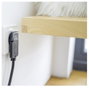 Lapos dugós hálózati hosszabbítókábel, 10 m, fekete, H05VV-F 3G 1,5 mm², Brennenstuhl 1168980010 5. bélyegkép