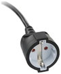 Lapos dugós hálózati hosszabbítókábel, 3 m, fekete, H05VV-F 3G 1,5 mm², Brennenstuhl 1168980030 4. bélyegkép