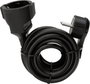 Hálózati hosszabbítókábel, fekete, 5 m, HO5VV-F 3 G 1,5 mm², Kopp 143705086 bélyegkép