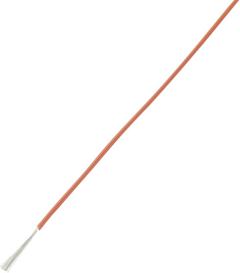 Litze huzal 0,14 Qmm 10 m piros