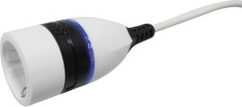 Hálózati hosszabbítókábel, kapcsolós, fehér, 1,4 m, HO5VV-F 3 G 1,5 mm², Segula 50133