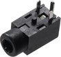 Kisfeszültségű táp aljzat 2,5 mm-es jack alj, mono, Tru Components bélyegkép