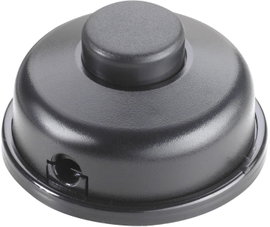 interBär 1 pólusú lábkapcsoló, 6 A 250 V/AC, fekete