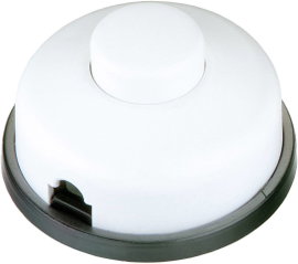 interBär 1 pólusú lábkapcsoló, 6 A 250 V/AC, fehér