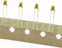 Tantál kondenzátor THT, RM 2,5 mm 2.2 µF 16 V 20 % (Sz x Ma) 4 x 14 mm TANCAP CA42-225M016AA bélyegkép