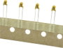 Tantál kondenzátor THT, RM 2,5 mm 10 µF 16 V 20 % (Sz x Ma) 4.8 x 14 mm TANCAP CA42-106M016AA bélyegkép