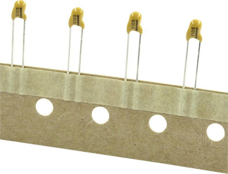 Tantál kondenzátor THT, RM 2,5 mm 10 µF 16 V 20 % (Sz x Ma) 4.8 x 14 mm TANCAP CA42-106M016AA