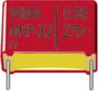 MKP fóliakondenzátor, radiális, álló 2200 pF 250 V/DC 10 % RM 7,5 mm 10 x 4 x 9 mm Wima MKP 10 2200p bélyegkép
