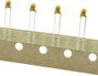 TANCAP CA42-106M035AA Tantál kondenzátor THT 2.5 mm 10 µF 35 V 20 % (Sz x Ma) 6 mm x 14 mm 1 db bélyegkép