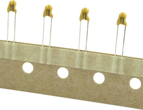 Tantál kondenzátor THT, RM 2,5 mm 4.7 µF 35 V 20 % (Sz x Ma) 5.5 x 14 mm TANCAP CA42-475M035AA
