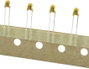 Tantál kondenzátor THT, RM 2,5 mm 4.7 µF 35 V 20 % (Sz x Ma) 5.5 x 14 mm TANCAP CA42-475M035AA bélyegkép
