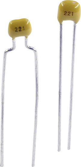 TANCAP CT4-0805Y104M500C1 Kerámia kondenzátor THT 100 nF 50 V 20 % (Sz x Ma) 4.2 mm x 25 mm 1 db