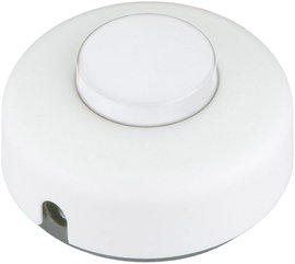 interBär 1 pólusú lábkapcsoló, 2 A 250 V/AC, fehér