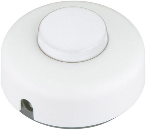 interBär 1 pólusú lábkapcsoló, 2 A 250 V/AC, fehér
