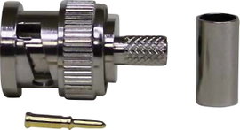 BNC dugó, krimpelhető, 50 Ω, Tru Components