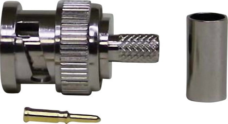 BNC dugó, krimpelhető, 50 Ω, Tru Components