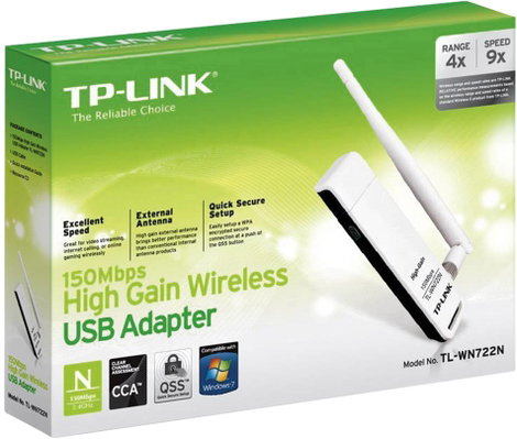 WLAN stick USB 2.0 150 Mbit/s TP-LINK TL-WN722N 2. kép