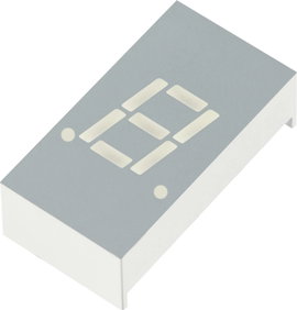 LED kijelző  zöld 19x10,1x6,1mm A