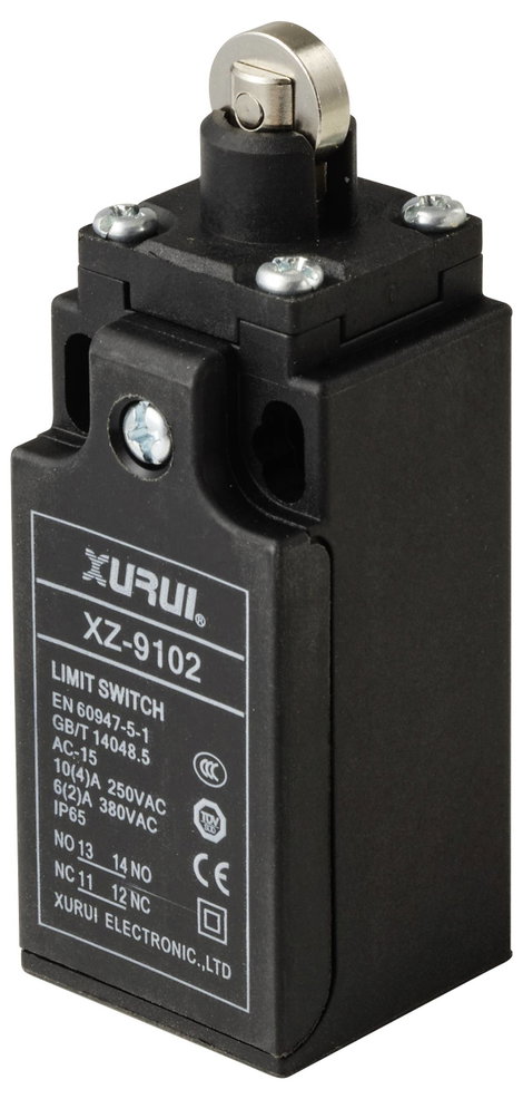 Végálláskapcsoló 250 V/AC 10 A Hengeres dugattyú Nyomó TRU COMPONENTS XZ-9/102 IP65 1 db 3. kép