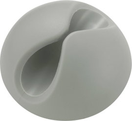 Öntapadós kábelrögzítő, szürke 35 x 18 mm, Tru Components