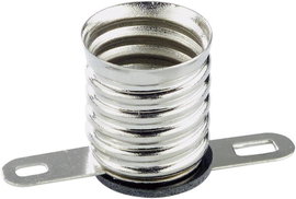 Izzó foglalat E10 forrasztható, Tru Components 1570981
