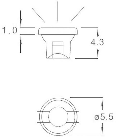 Fényvezető előlaphoz, Tru Components HHP-04-PCW 2. kép
