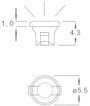 Fényvezető előlaphoz, Tru Components HHP-04-PCW 2. bélyegkép