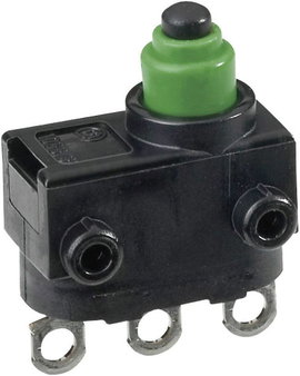 Marquardt szubminiatür mikrokapcsoló 24V/DC IP67, 1055.2351