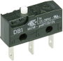 Cherry szubminiatűr mikrokapcsoló, 250V/AC, 1 váltó, csúszósarus, DB1C-B1AA bélyegkép