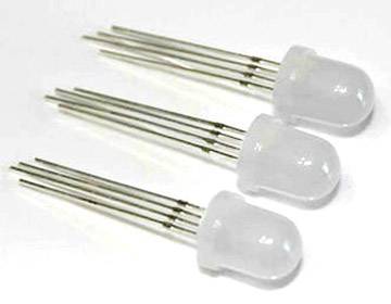LED RGB RGB kerek 5 mm 20 mA 6 V Thomsen