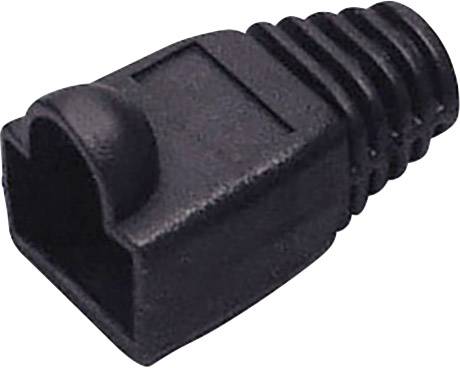 Törésgátló RJ45 csatlakozó dugóhoz, fekete, BKL Electronic 143055