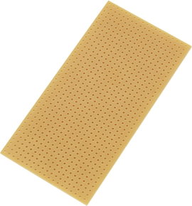 Euro panel Cu bevonat nélkül Keménypapír (H x Sz) 100 mm x 50 mm Raszterméret 2.54 mm TRU COMPONENTS