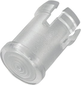 Világító sapka EDK-1C-PCW átlátszó, Tru Components