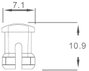 Világító sapka EDK-1C-PCW átlátszó, Tru Components 2. bélyegkép