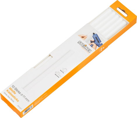 Steinel ragasztórúd, átlátszó 10 részes készlet, 11 mm 250 mm Steinel 006808