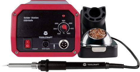 Analóg forrasztóállomás 150 - 450 °C 100 W Toolcraft ST-100A 2. kép