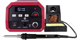 Digitális forrasztóállomás 150 - 450 °C 80W Toolcraft ST-80D