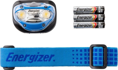 LED-es fejlámpa, elemes, 2 LED 100 lm 30 m 50 óra 150 g, Energizer Vision HL E300280301